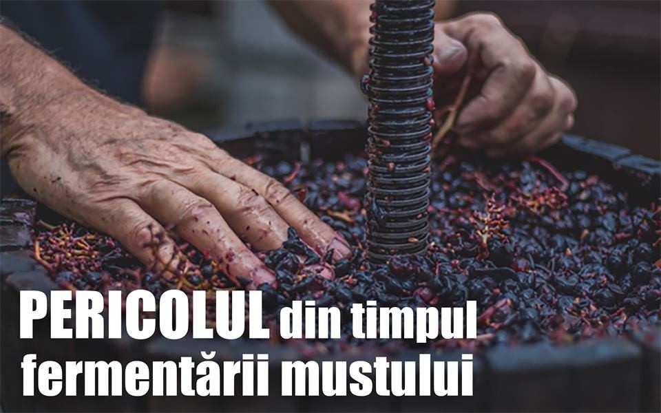 IGSU atrage atenția cu privire la ”pericolul din timpul fermentării mustului”
