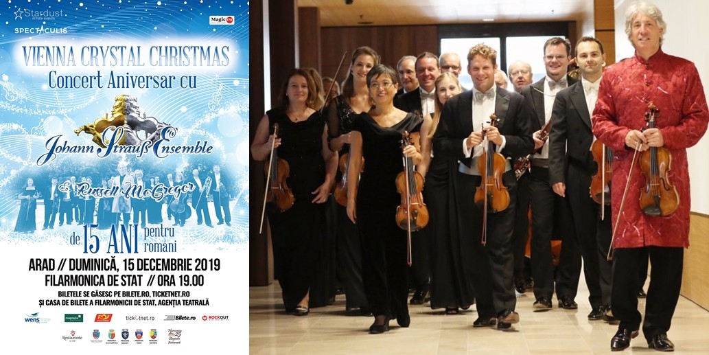 Regal de muzică clasică la Arad! Johann Strauss Ensemble, la Filarmonica de Stat