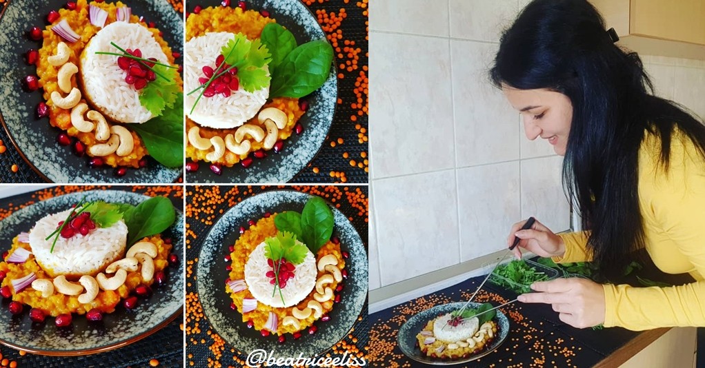 Din Bucătăria Lui Eliss: Curry de linte roșie cu orez basmati și caju