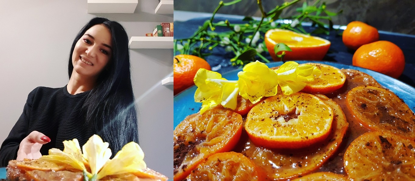 Din Bucătăria Lui Eliss: Prăjitură fără coacere cu portocale și clementine caramelizate, ciocolată și scorțișoară