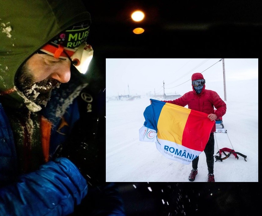 Tibi Ușeriu, învingător în lupta cu el însuși, zăpada și temperaturile extreme de la Yukon Arctic Ultra 2020