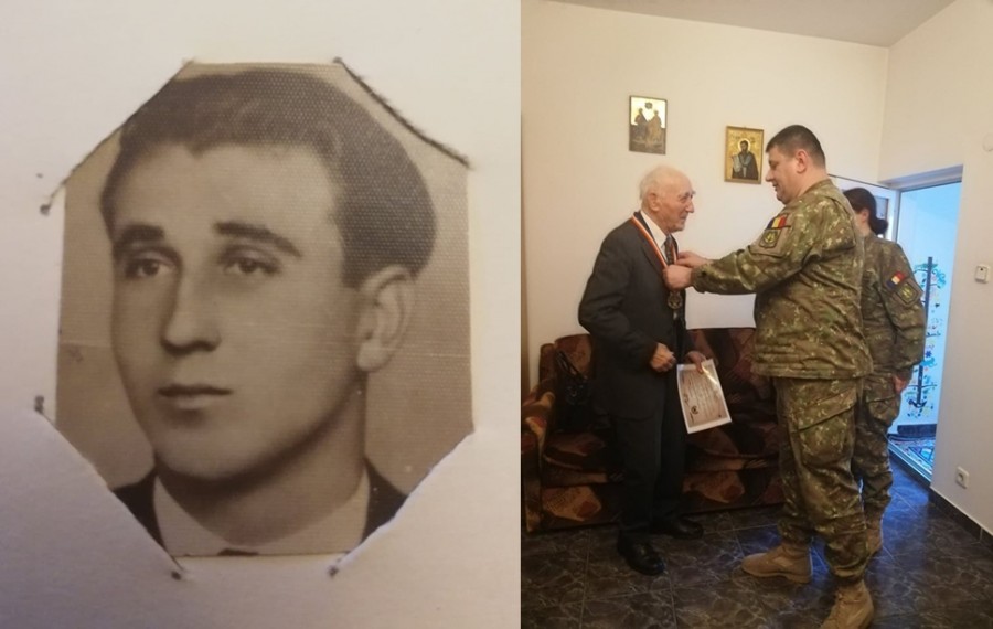 Veteranul de război Ioan Rotariu, sărbătorit la împlinirea vârstei de 95 de ani