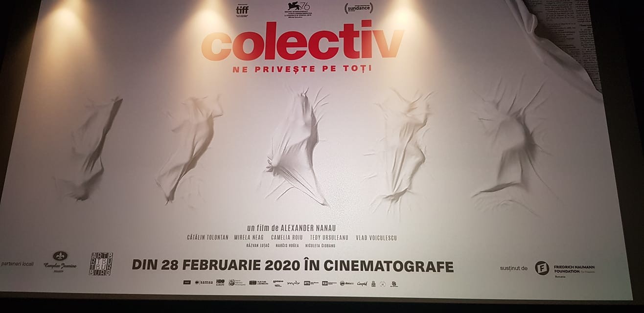 Filmul ”colectiv” vine la Arad. Colectiv ne privește pe toți