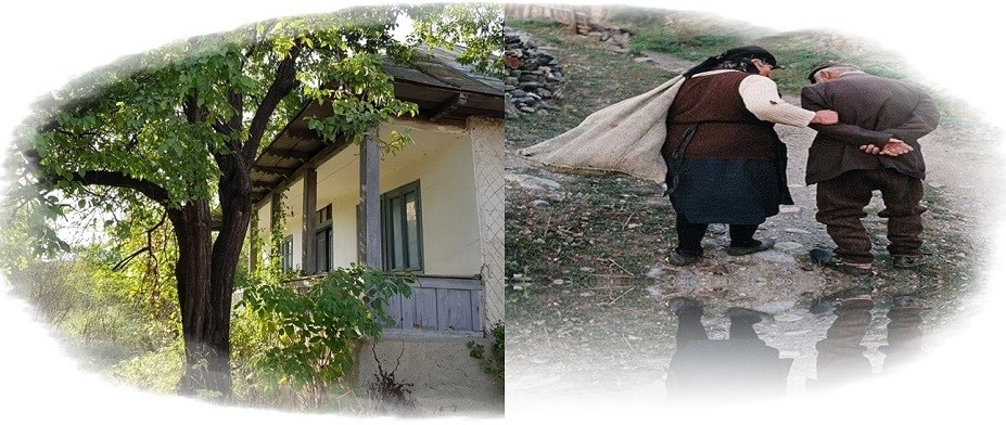 Amintiri din satul meu. Pe prispă la Nea Lampie