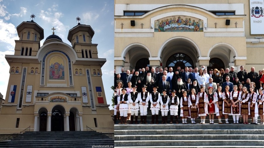 Sărbătoare în Cetatea Caransebeșului: 10 de ani de la sfinţirea noii Catedrale și 50 de ani de viață și 20 de arhierie a PS Părinte Lucian