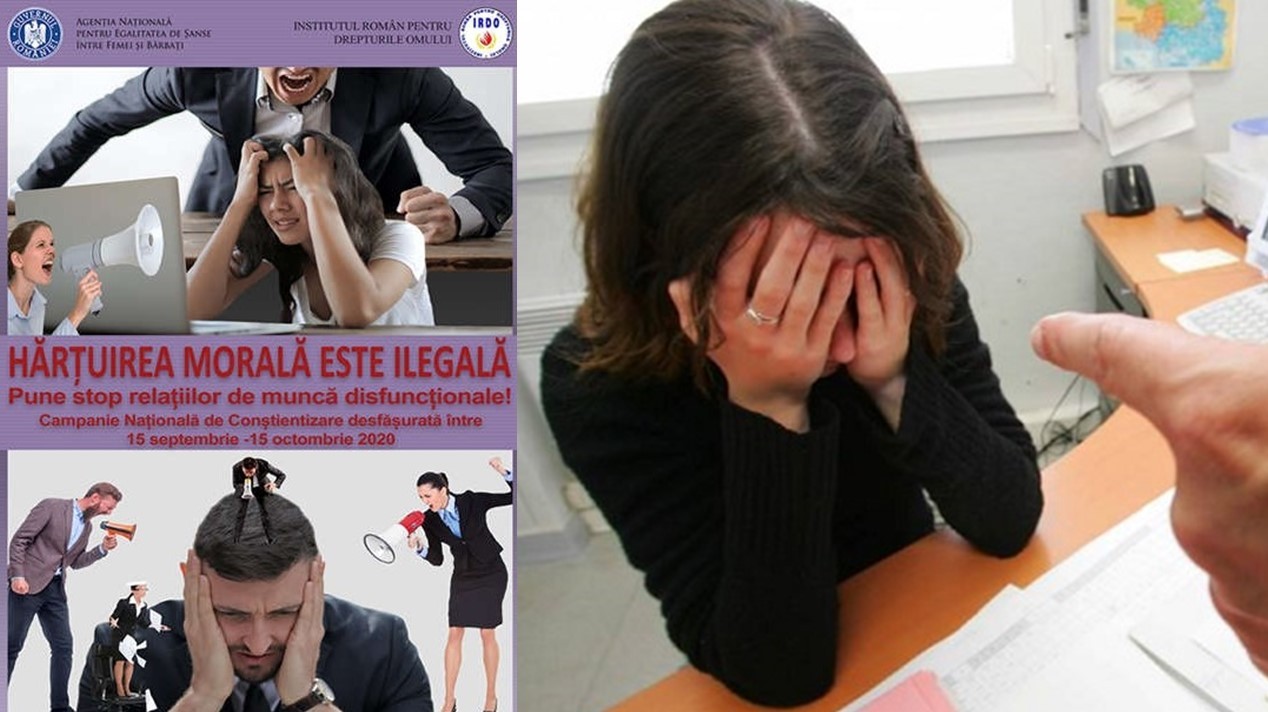 Hărţuirea morală este ilegală! Campanie pentru conştientizarea hărţuirii morale la locul de muncă