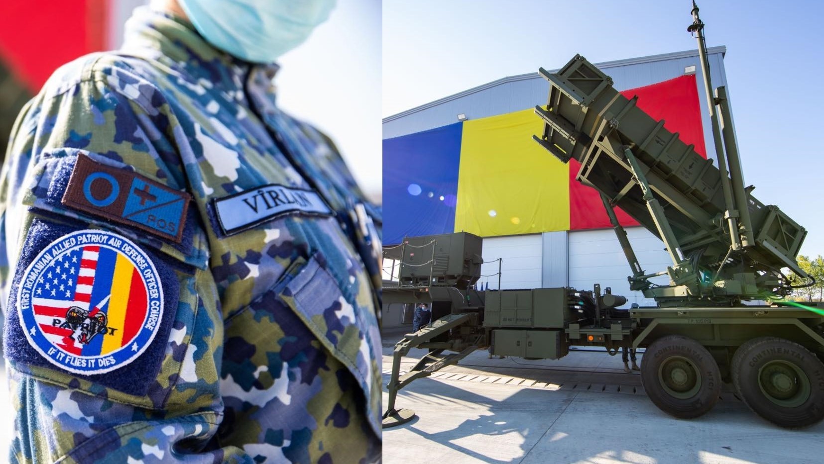 Primul sistem de rachete sol-aer PATRIOT a ajuns în România. Ceremonia de recepție a avut loc astăzi