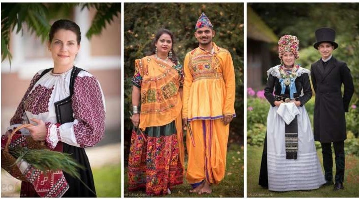 Peste 1.700 de fotografii ilustrând costume populare din 55 de ţări, expuse la Odorheiu Secuiesc