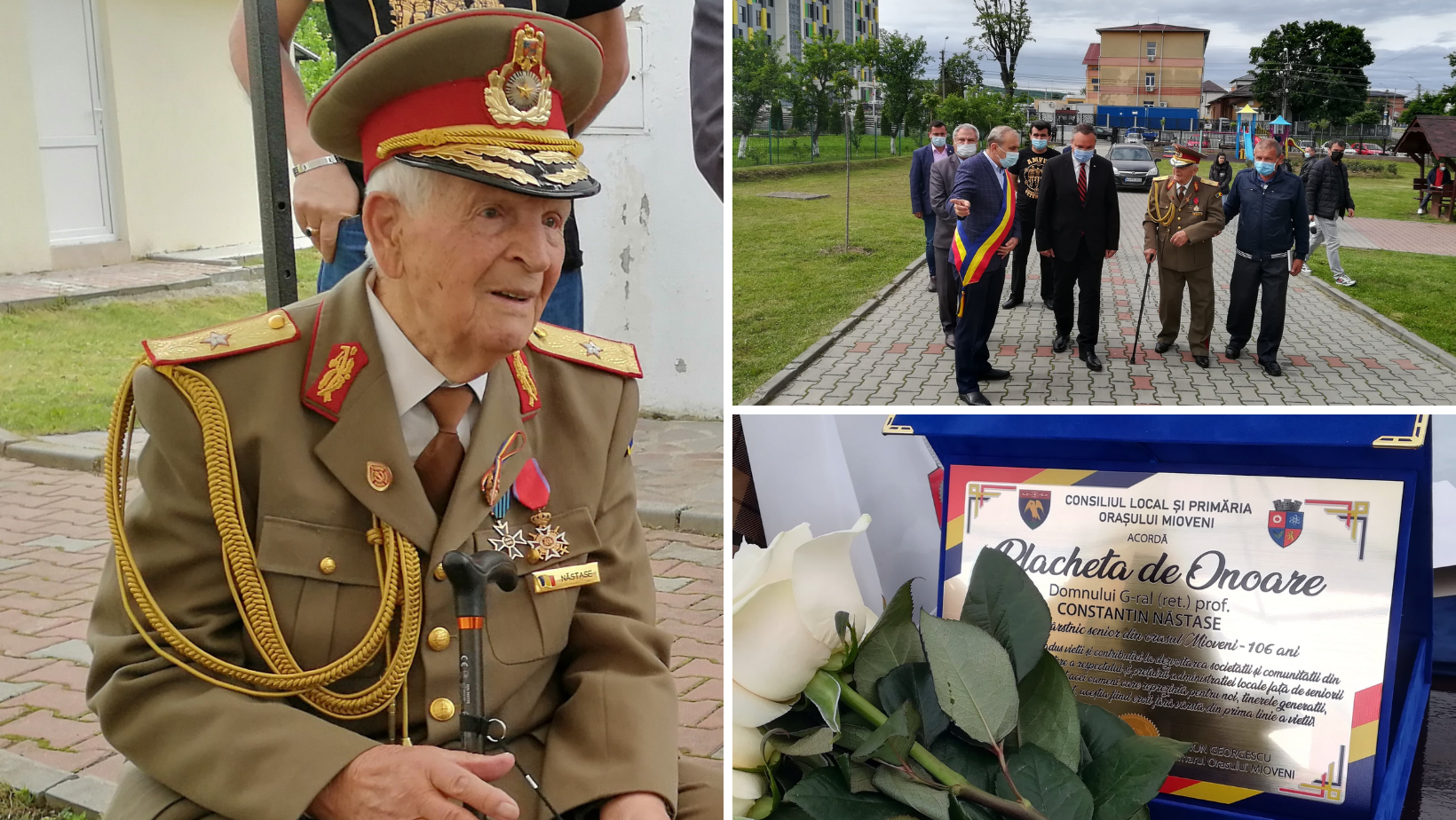 Cel mai în vârstă General din România a împlinit 106 ani! ”Am mulțumirea sufletească, că în decursul celor 106 ani petrecuți pe acest pământ mi-am făcut datoria”