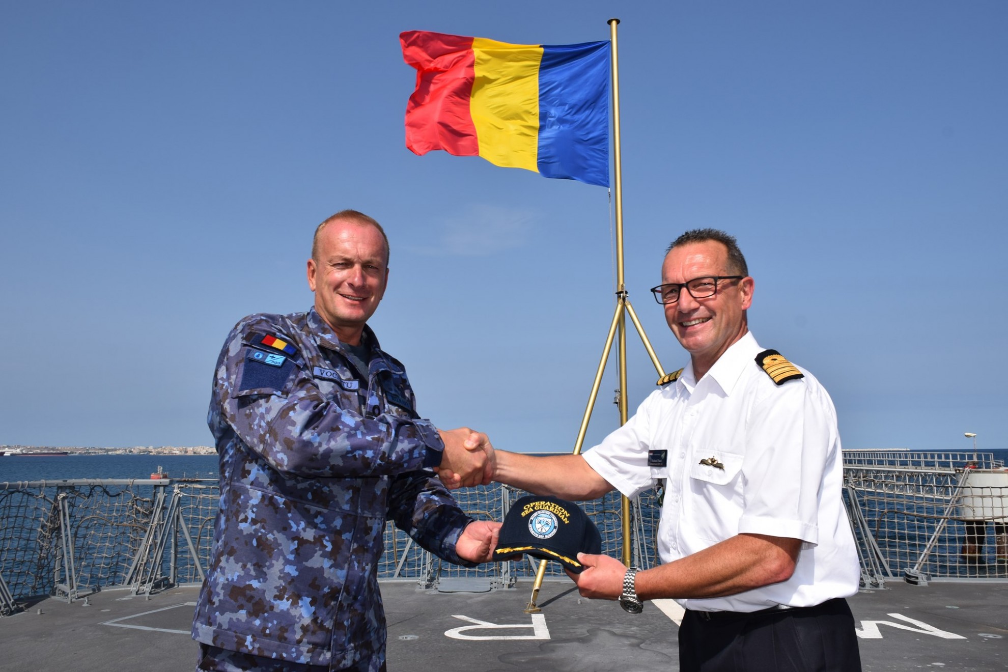 Forțele Navale Române au preluat comanda NATO a Operației Sea Guardian
