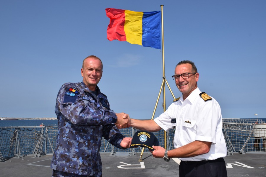 Forțele Navale Române au preluat comanda NATO a Operației Sea Guardian