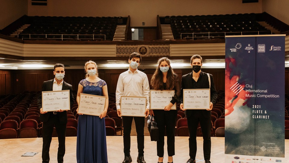 Ei sunt câștigătorii concursului de flaut și clarinet Cluj International Music Competition 2021