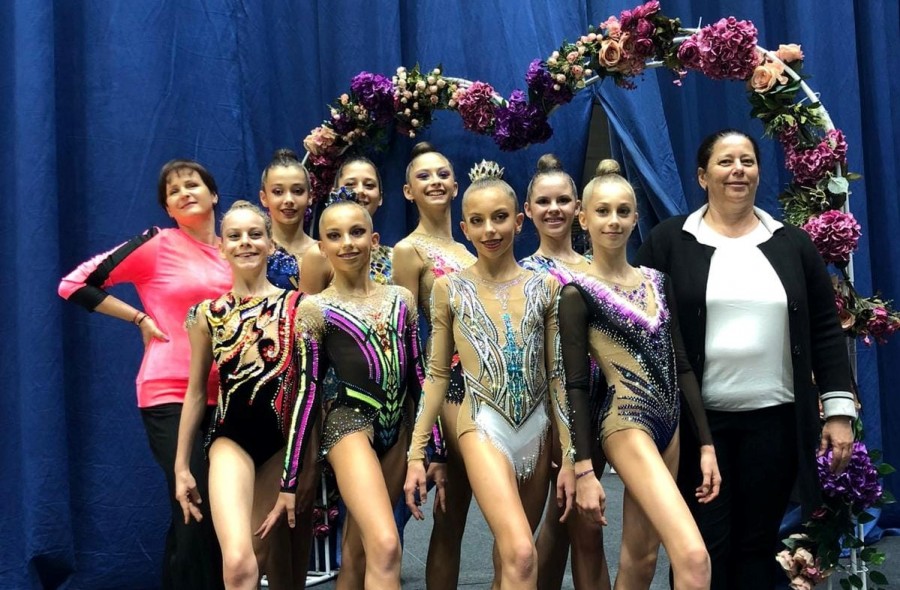 Opt medalii pentru arădence la Campionatul Național de gimnastică ritmică