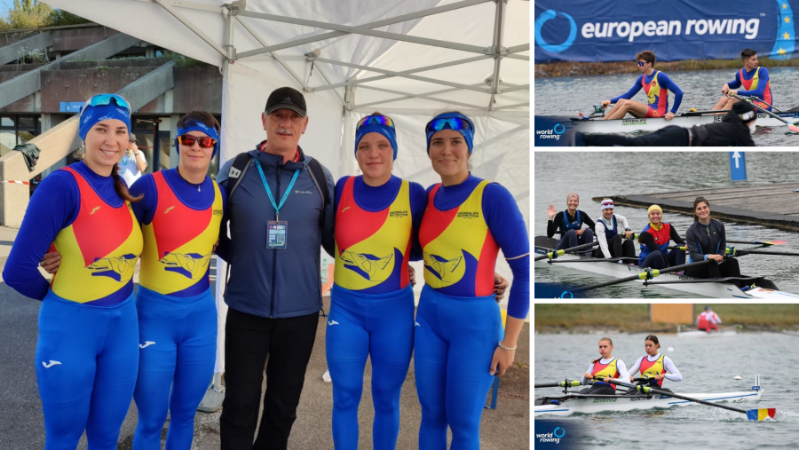 România, locul 1 în clasamentul pe națiuni la Campionatele Europene de Canotaj la Juniori