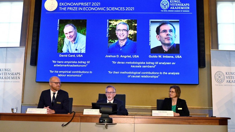 Premiul Nobel pentru Economie, câștigat în 2021 de cercetătorii David Card, Joshua Angrist și Guido Imbens