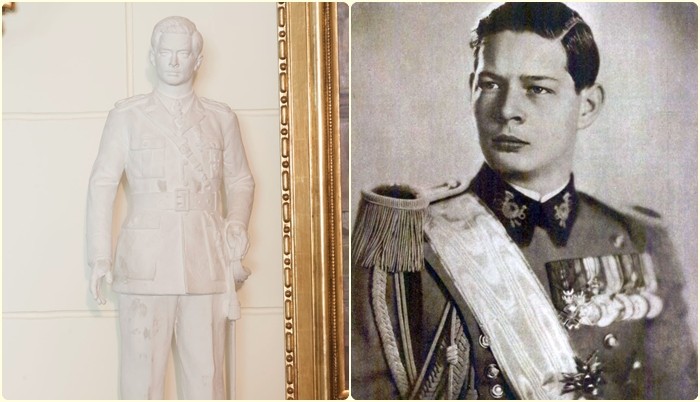 Statuia Regelui Mihai, dezvelită la Sinaia la împlinirea a o sută de ani de la nașterea suveranului