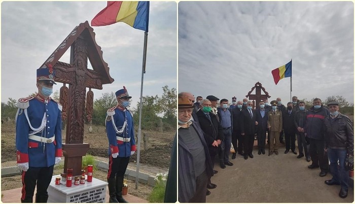 Troiță dedicată eroilor neamului, sfințită la Brătieni