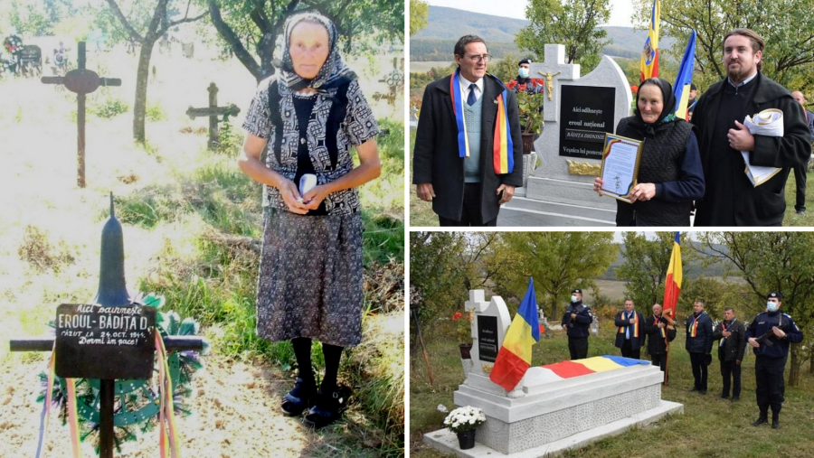 „Pentru că așa mi-a spus mama”. Tanti Florica a îngrijit un sfert de secol mormântul unui sergent necunoscut