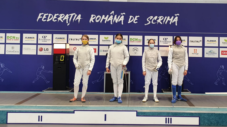 Alexandra Adoch a cucerit Cupa României DCNEU U13 la floretă feminin