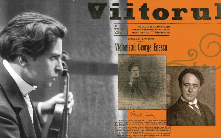 George Enescu și partenerii săi străini - expoziție online