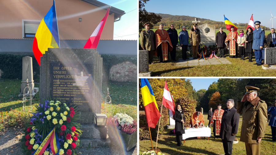 Slujbe de pomenire pentru soldații români înmormântați în cimitirele din Austria