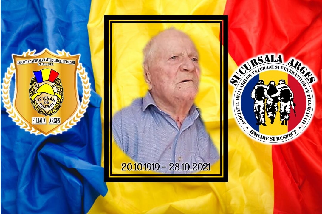 Veteranul de război Gheorghe Popescu a trecut la cele veșnice la 102 ani