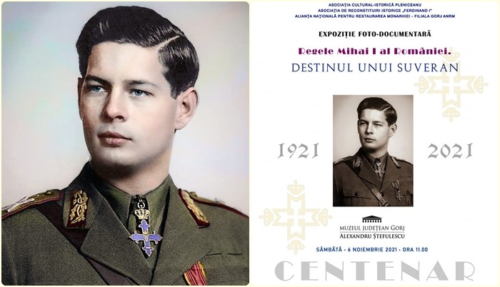 „Regele Mihai I al României. Destinul unui suveran” - Expoziție foto-documentară dedicată celebrării celor 100 de ani de la nașterea Majestății Sale