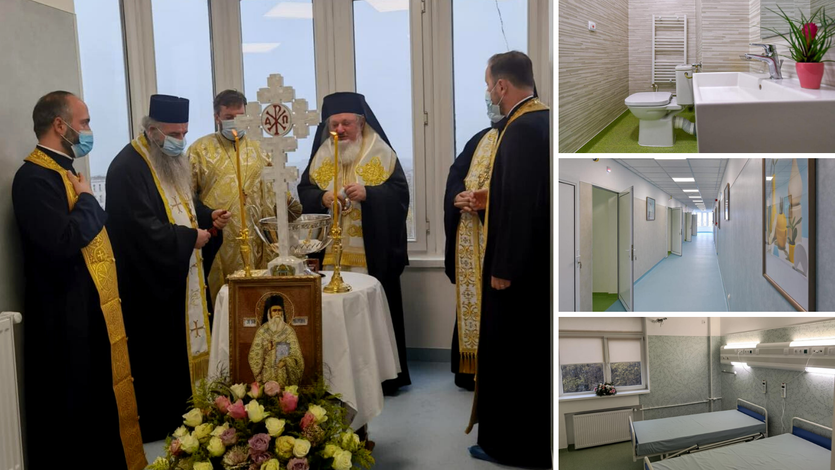 Secție a Institutului Oncologic București, renovată de Voluntarii de la Paraclisul Catedralei Naționale în doar 60 de zile