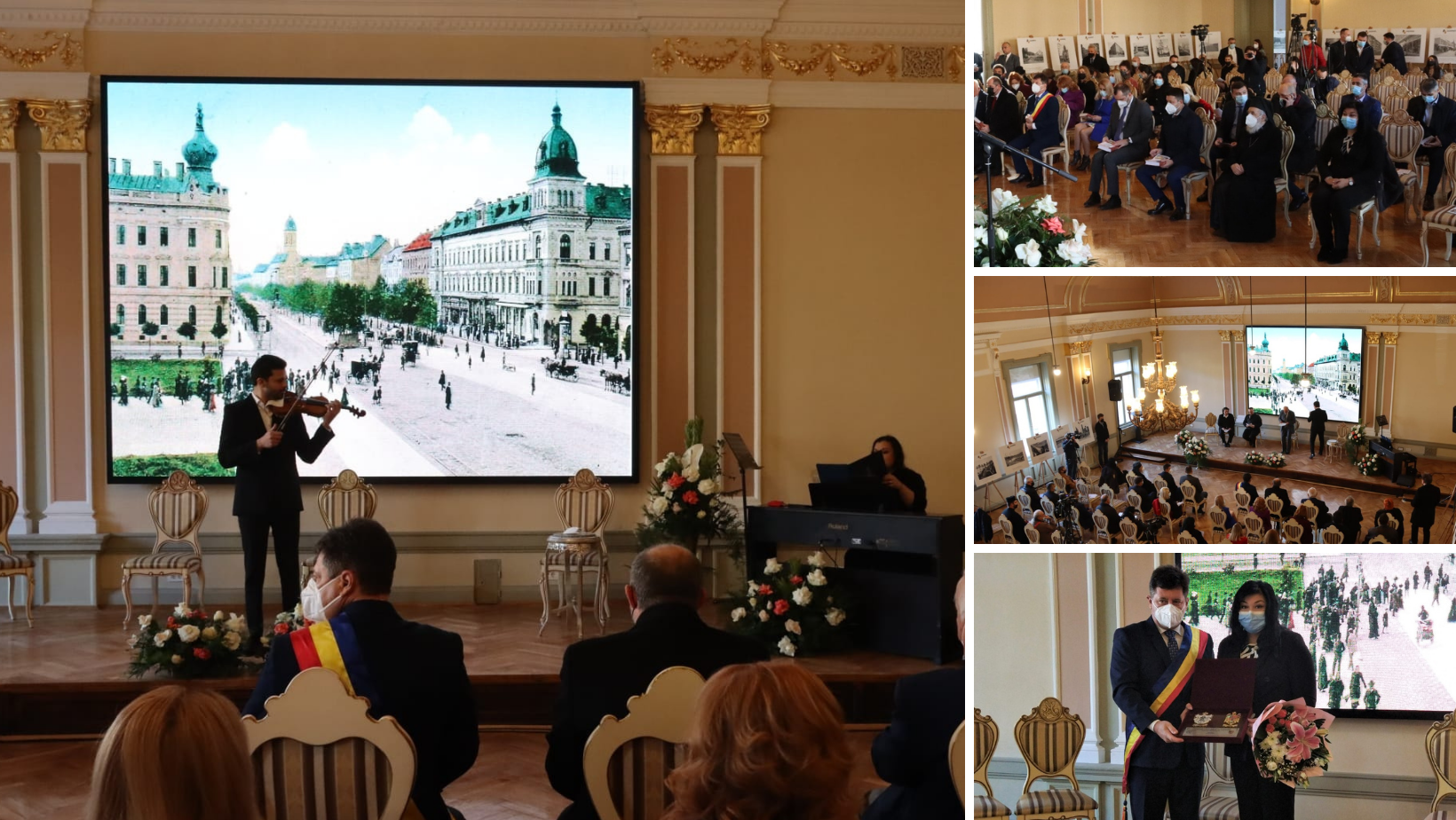 Sala Marii Uniri din Palatul Comitatului, inaugurată în cadrul unui eveniment de excepție
