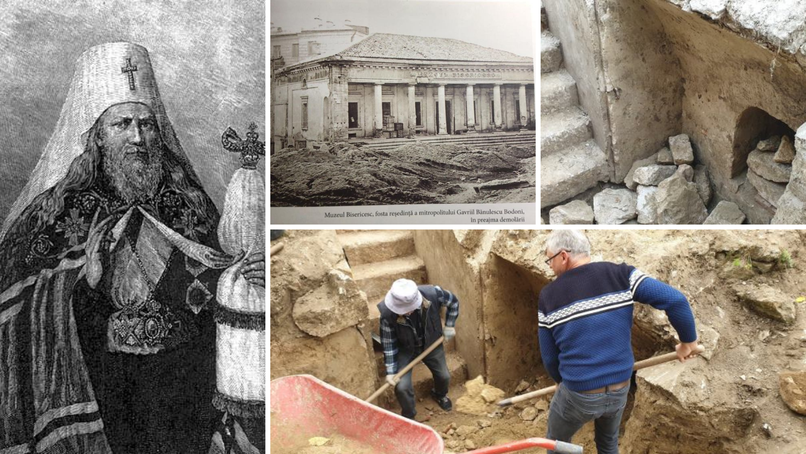 S-a descoperit subsolul fostului Muzeu Bisericesc din Chișinău, unde a locuit Mitropolitul Gavriil Bănulescu-Bodoni