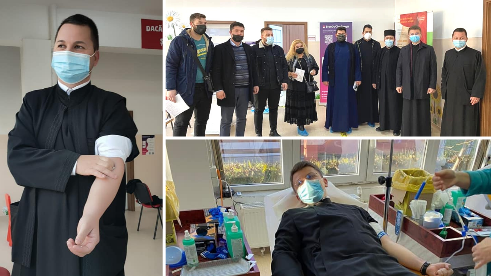 Preoți, studenți și credincioși din Arhiepiscopia Aradului s-au „Unit pentru viață” și au donat sânge