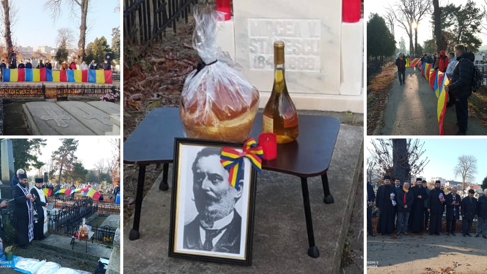 Sfințire de cruce și parastas pentru filantropul arădean Mircea V. Stănescu, la Cimitirul Eternitatea
