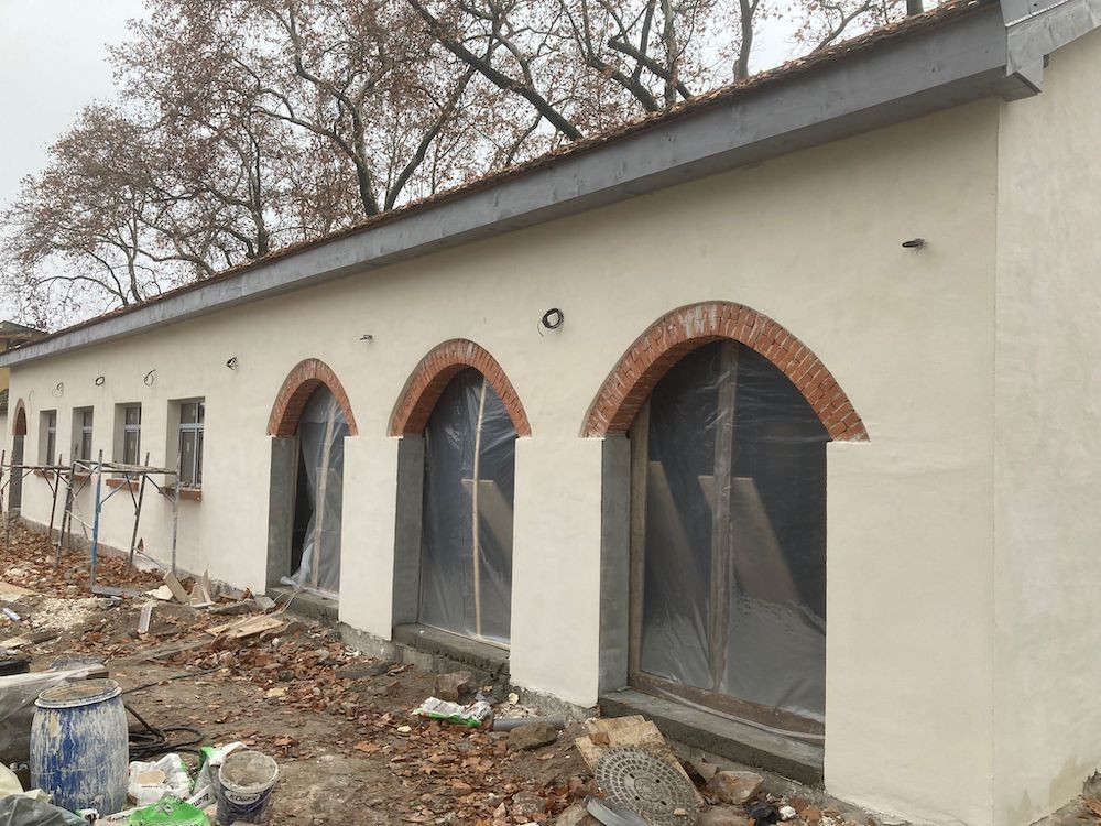 Casa Ceaiului de la Castelul Regal de la Săvârșin, aproape de inaugurare