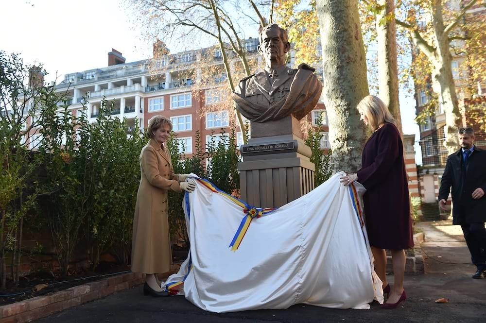 Un bust al Regelui Mihai, dezvelit la Londra la 100 de ani de la nașterea Suveranului