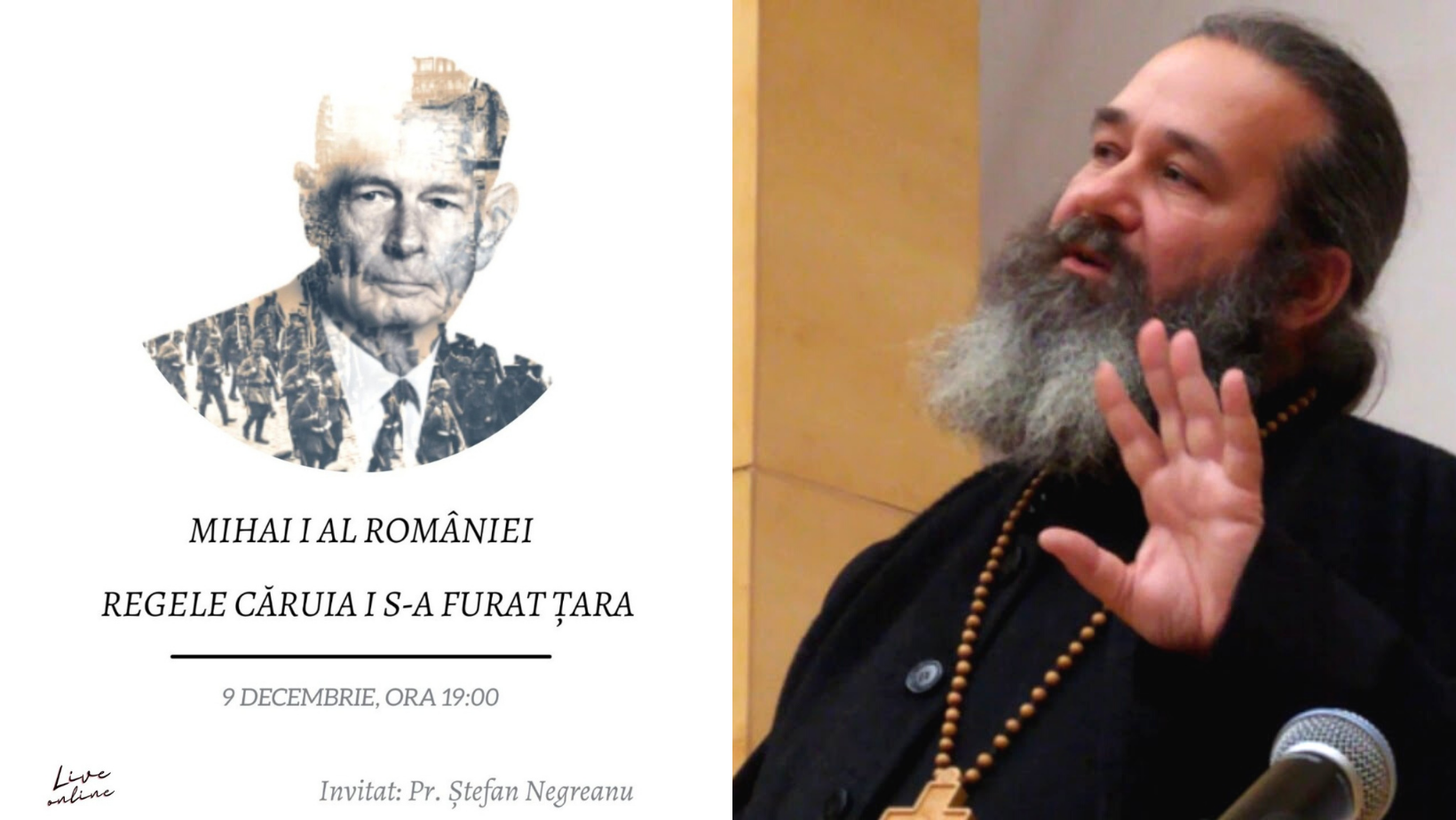 Aradul și Timișoara vorbesc în această seară despre ”Mihai I al României - Regele căruia i s-a furat Țara” - conferință online