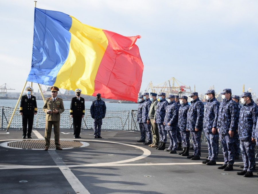 Fregata „Regina Maria” a încheiat cu succes a treia misiune NATO din anul 2021