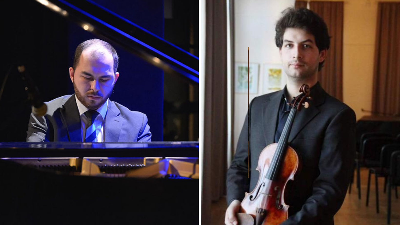 Valentin Șerban, câștigătorul Concursului Internațional „George Enescu”, și pianistul Ioan-Dragoș Dimitriu concertează astăzi la Roma