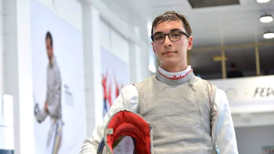 Alexandru Macovei este primul campion național al anului 2022. A câștigat aurul la floretă cadeți