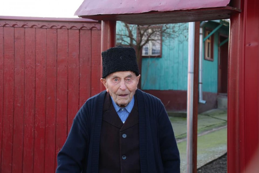 Veteranul de război Gheorghe Tamaș, sărbătorit la împlinirea vârstei de 99 de ani