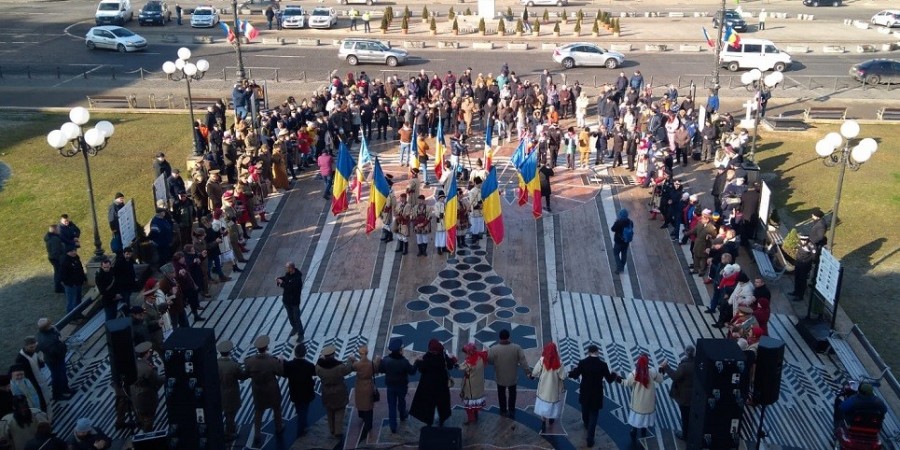 Unirea Principatelor Române, sărbătorită la Arad. Programul evenimentului organizat pe platoul din fața Palatului Administrativ