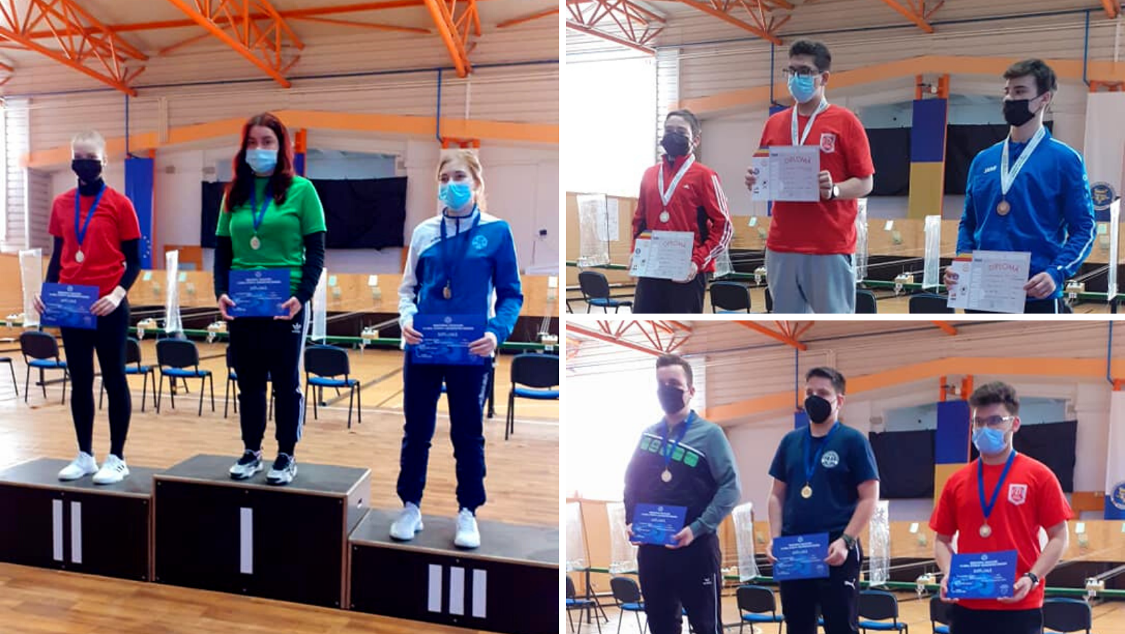 Pistolarii arădeni au urcat pe podium la etapa de aer comprimat de la Oradea