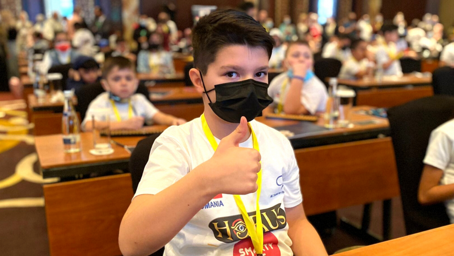 Îl cheamă Luca, are doar 12 ani și a câștigat marele premiu la Olimpiada Internaţională de Aritmetică Mentală de la Dubai