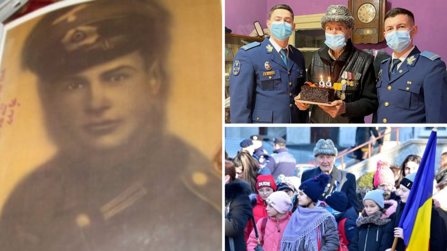 Veteranul de război Gheorghe Arhip a împlinit 99 de ani. A luptat pentru țară, iar comuniștii l-au dat afară din Armată