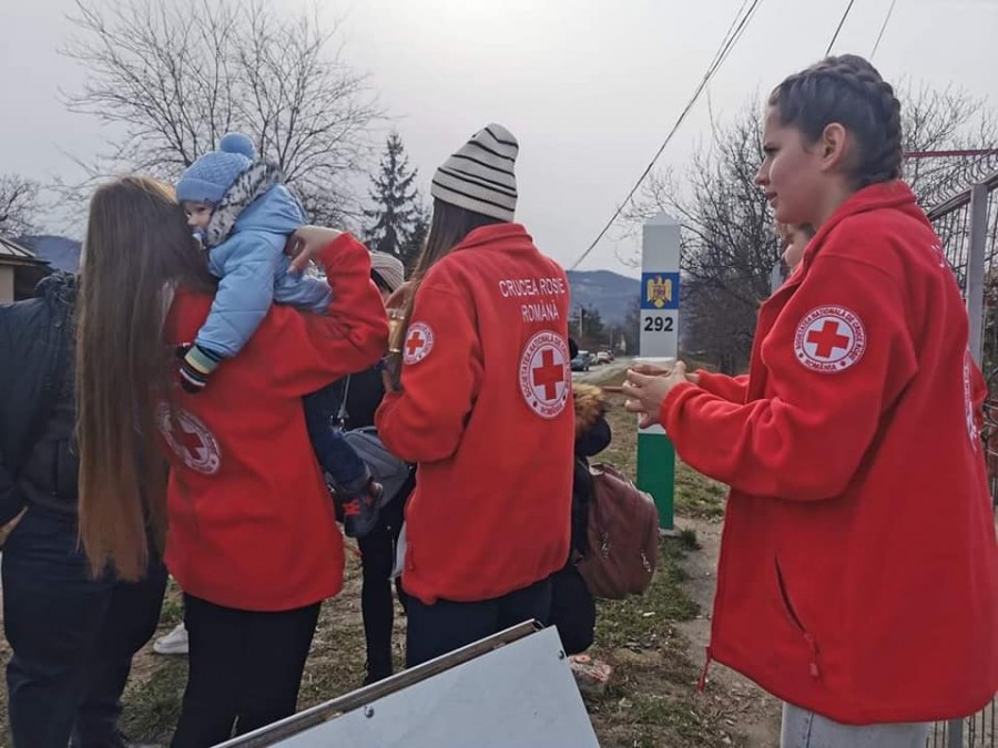 „Umanitatea nu are granițe” - Apel umanitar pentru refugiații din Ucraina lansat de Crucea Roșie Română