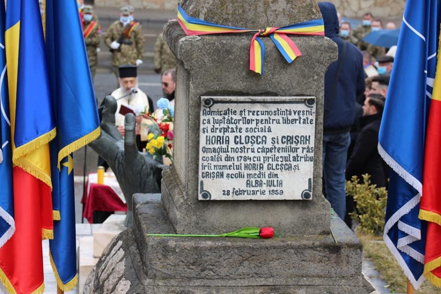Horea, Cloşca și Crişan, comemorați la 237 de ani de la trecerea la cele veșnice a celor trei eroi naționali