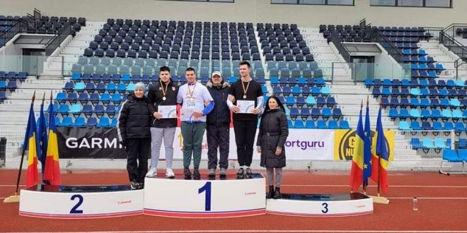 Atletul Mihai Motorca a câștigat medalia de aur la Campionatele Naţionale de iarnă la aruncări lungi