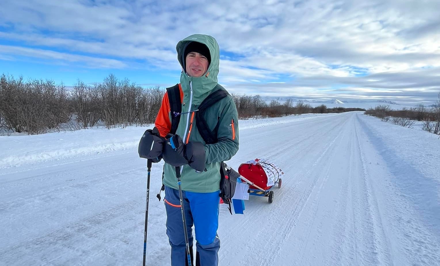 Vlad Pop, pe locul II  la UltraMaratonul Arctic unde a alergat pentru copiii bolnavi de cancer