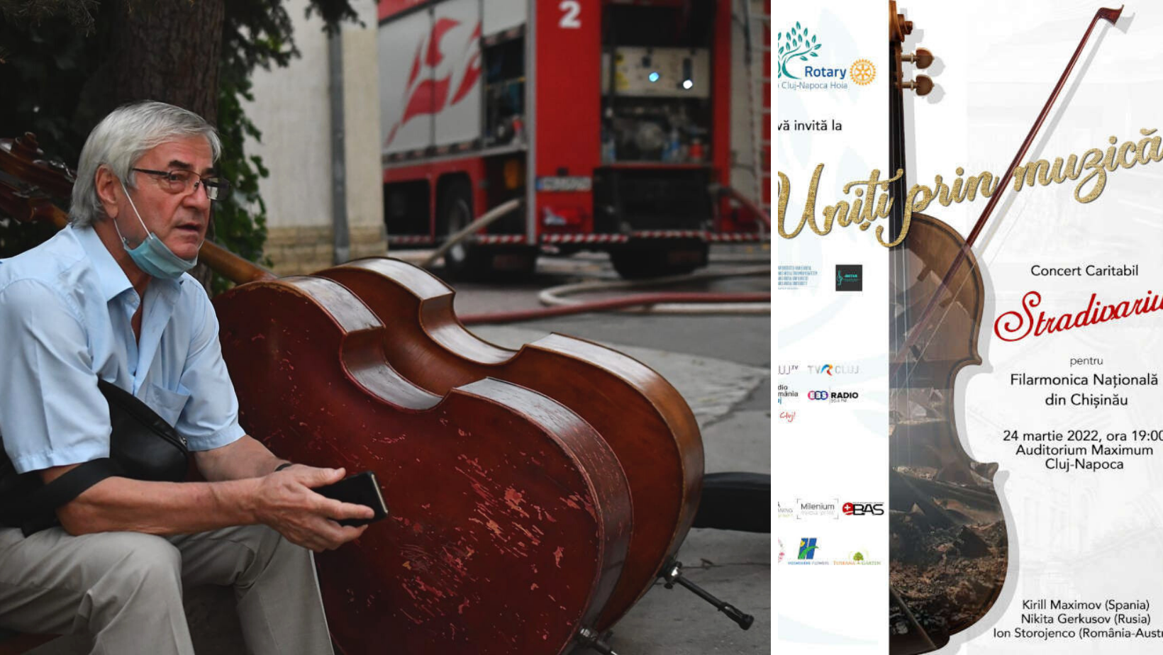 Muzicieni de renume mondial vor susține, la Cluj, un concert caritabil pentru reconstrucţia Filarmonicii din Chişinău