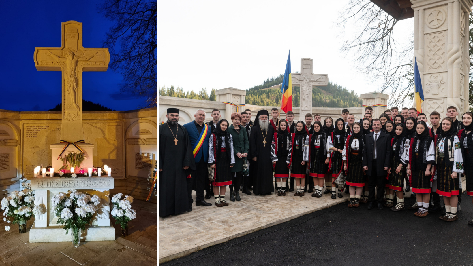 ”Fântâna Albă este rana Bucovinei, este rana tuturor românilor” - Românii uciși în urmă cu 81 de ani, comemorați la Varnița și la Mănăstirea Putna