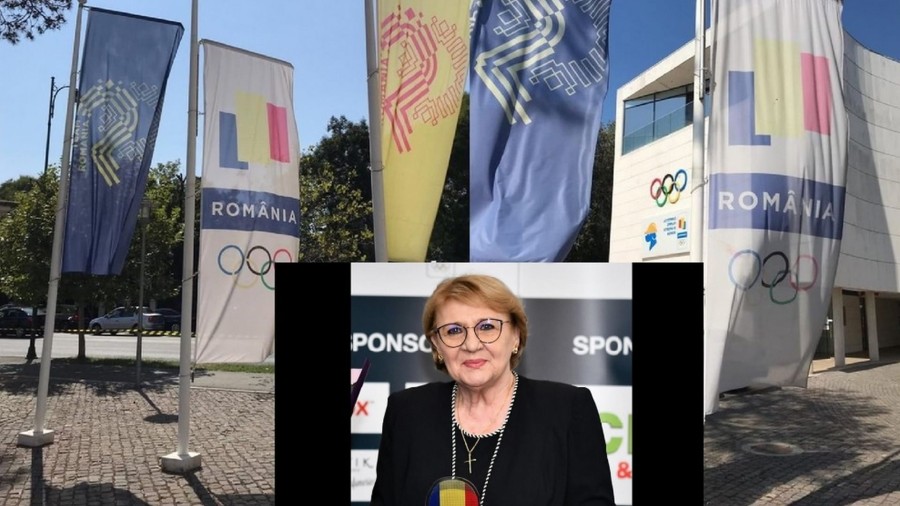 Drapelul Comitetului Olimpic și Sportiv Român, coborât în bernă pentru trei zile